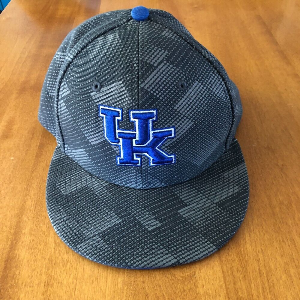 Kentucky Wildcats Ball Cap Hat Gray Blue Adult OSFA Nike True Team Snapback